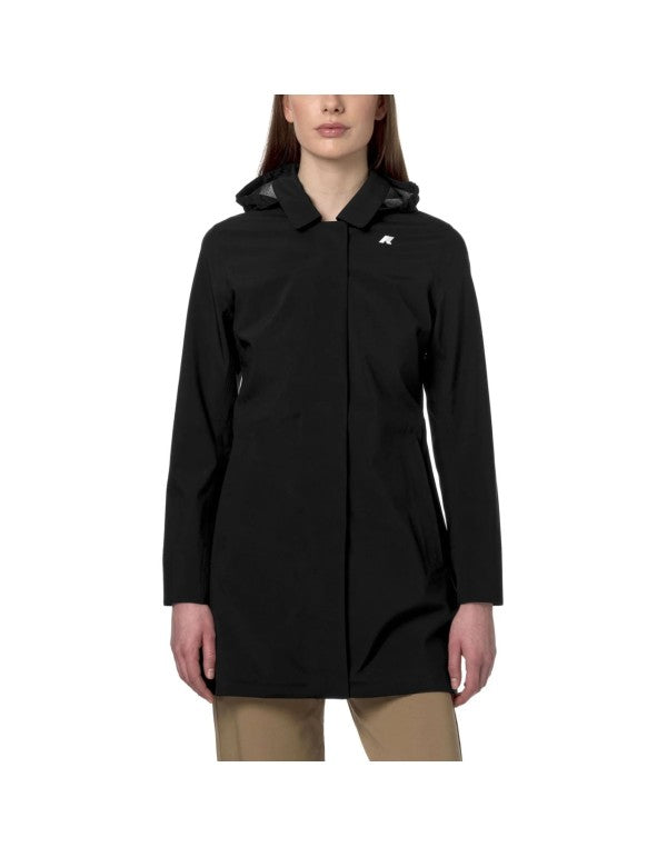 Trench Mathy Bonded Jersey Black Pure