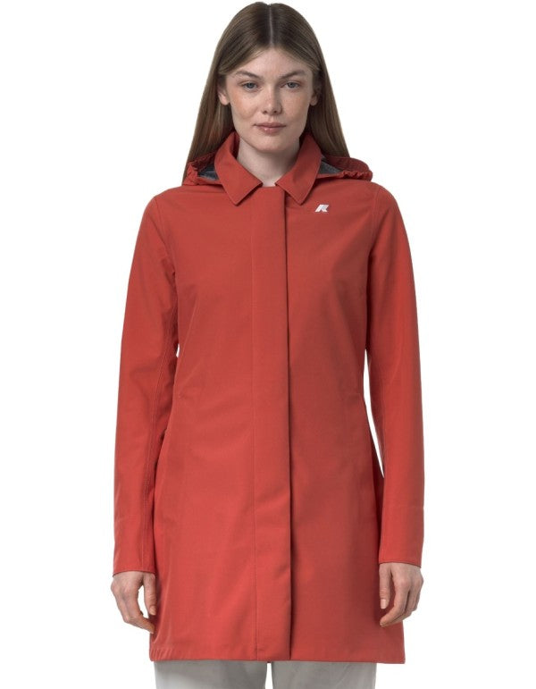 Trench Mathy Bonded Jersey Orange Brownish