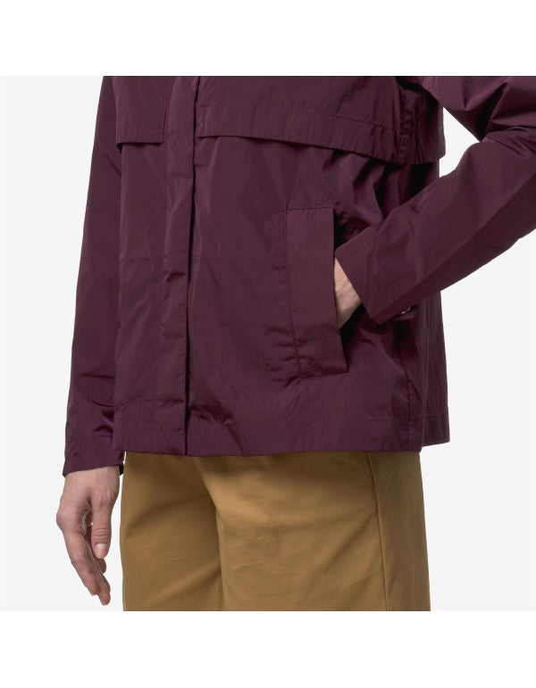 Giacca Sophile Satin Glass Violet Mauve Wine