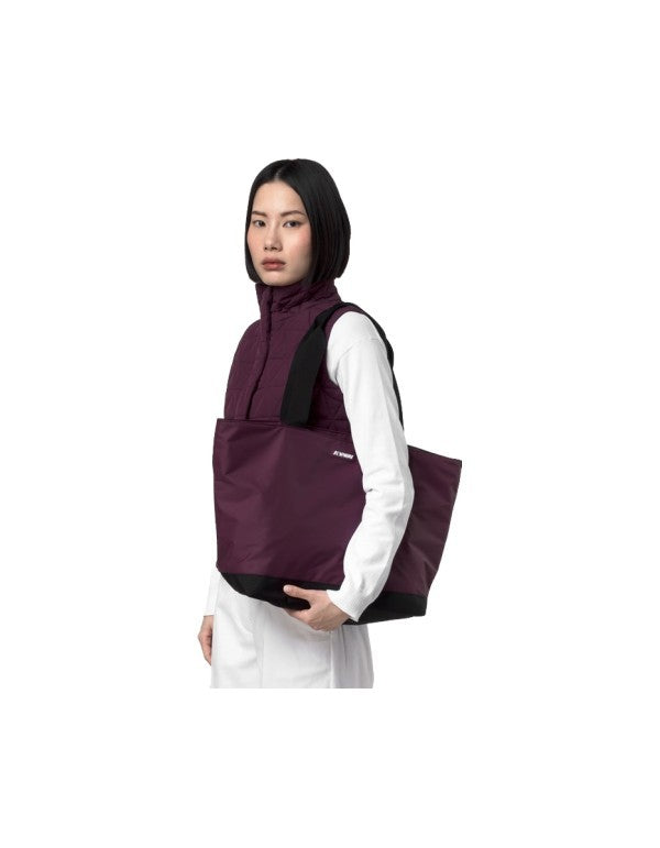 Tote Bag Clere Violet Mauve Wine