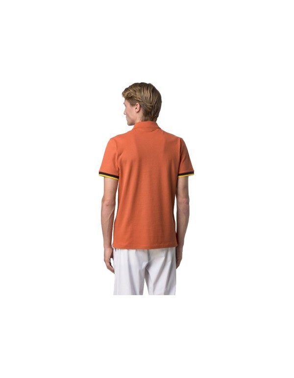 Polo Vincent Pique Orange Brownish