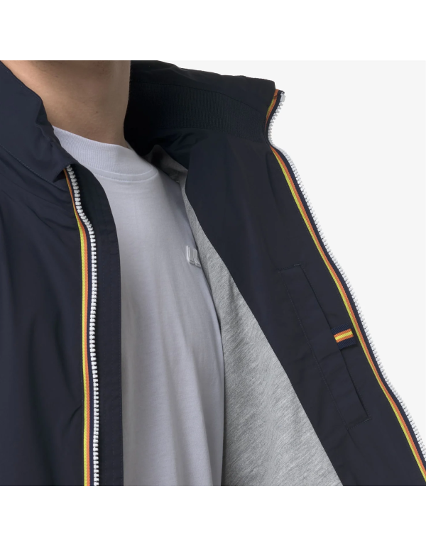 Valen Stretch Nylon Jersey Vest Blue Depth