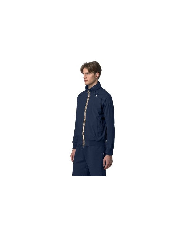 Amaury Stretch Nylon Jersey Blue Insignia Jacket