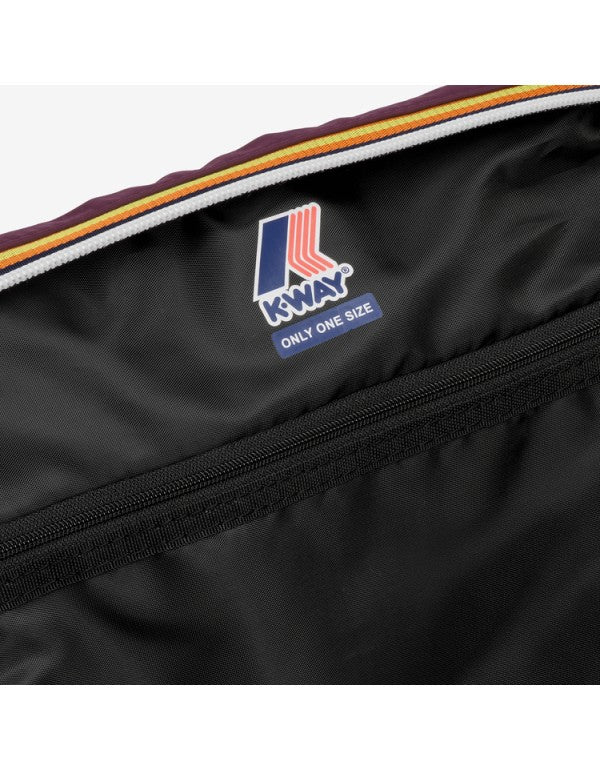 Moire Violet Mauve Wine Bag