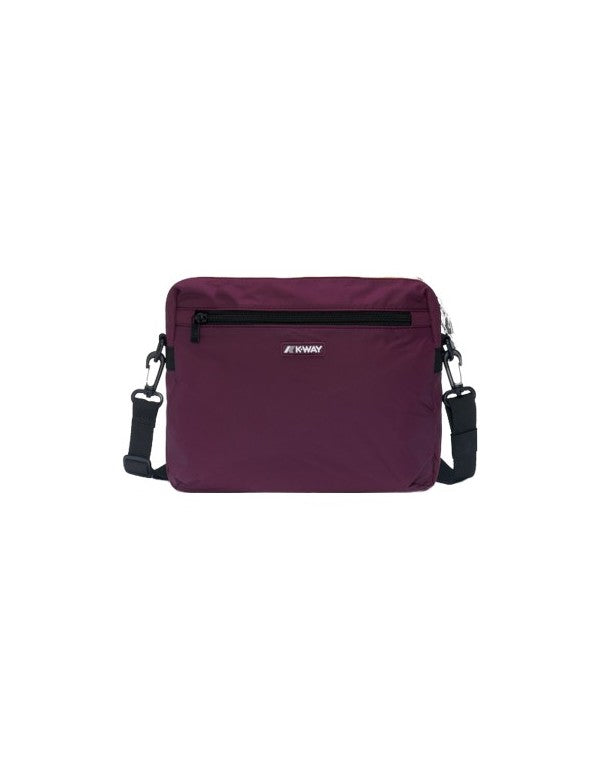 Moire Violet Mauve Wine Bag