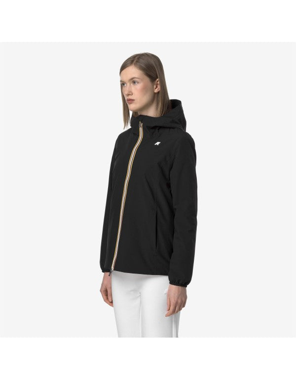 Marguerite Stretch Poly Jersey Blue Depth Jacket