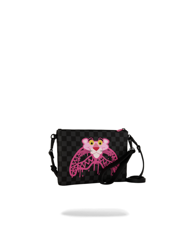 Pink Panther Drippy Diamonds Crossbody China Clutch Bag