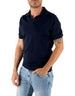 Polo In Maglia 100% Cotone Alassio Blu Navy