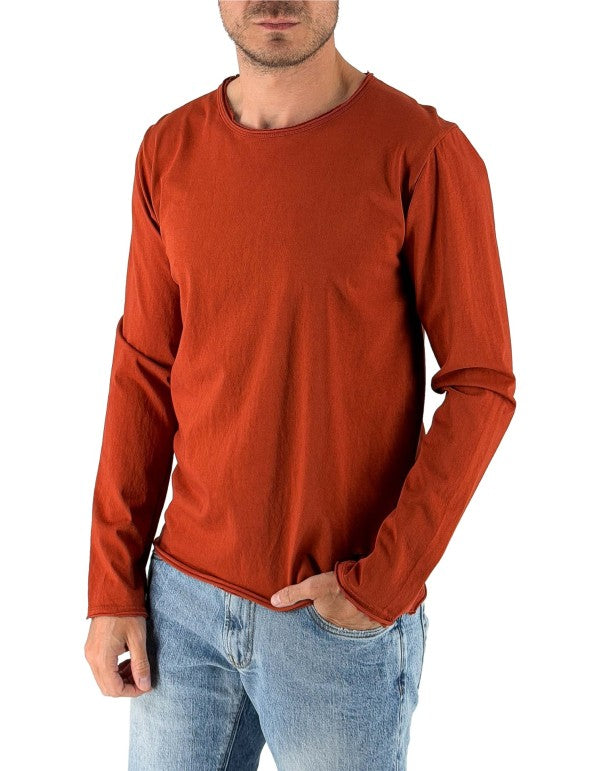 T-Shirt A Manica Lunga Siviglia Ruggine