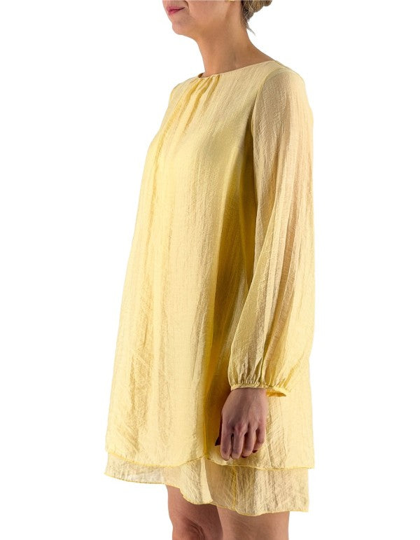 Lemonade Ma658 Double Ruffle Dress