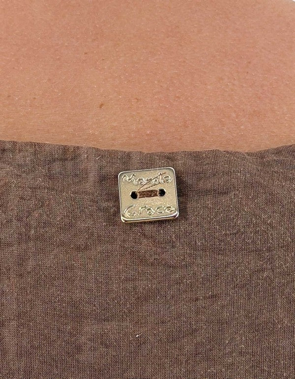 Abito Doppia Balza Cacao Ma143