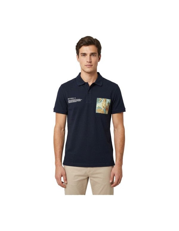 Polo In Piquet 100% Cotone Botticelli