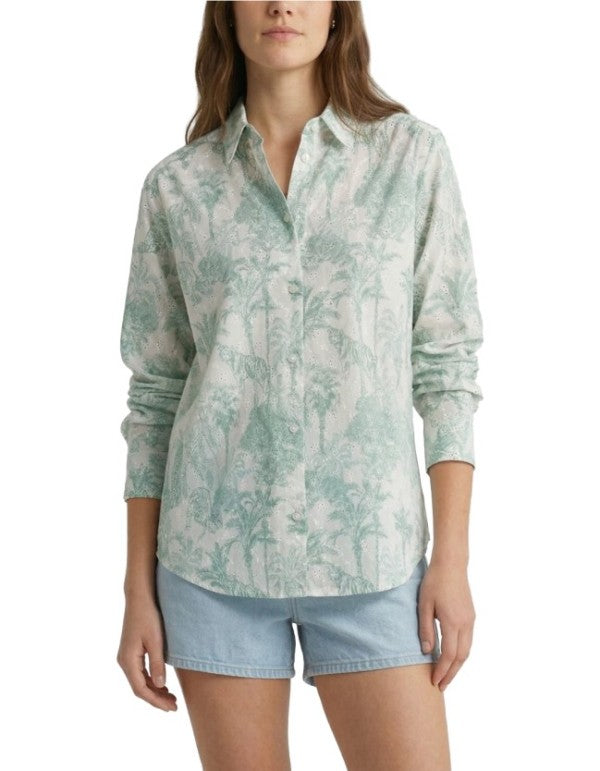 Meredith Sangallo Wavy Daisy Jungle Oceania Shirt 0153