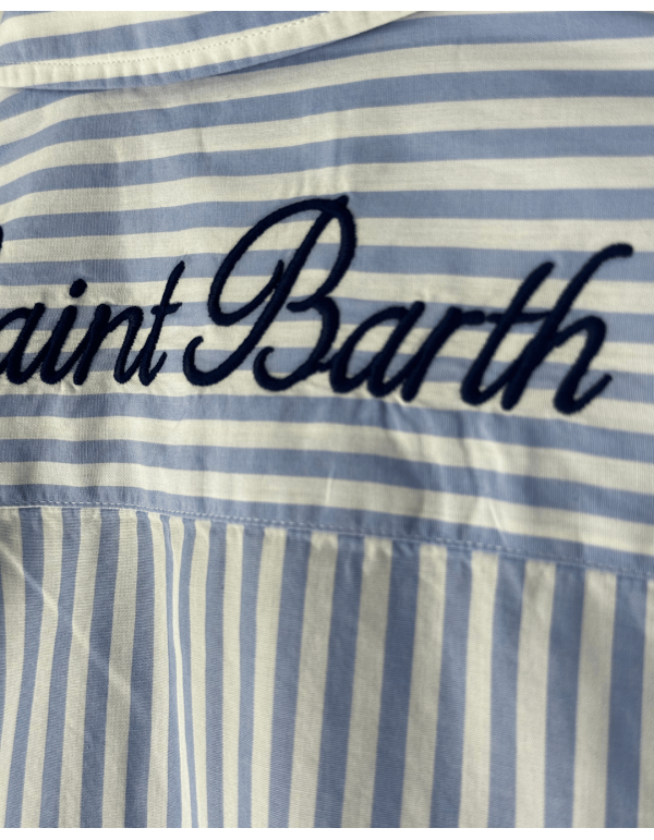 Meredith Cotton Sb Stripes V 31 Emb. Shirt