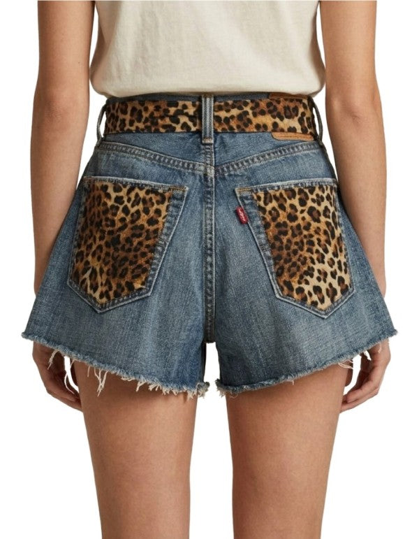 Pantaloncini Denim Arizona Pastel Leopard 19