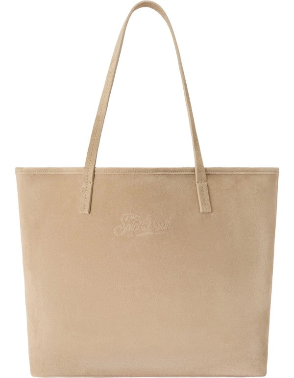 Borsa City Bag Suede Beige