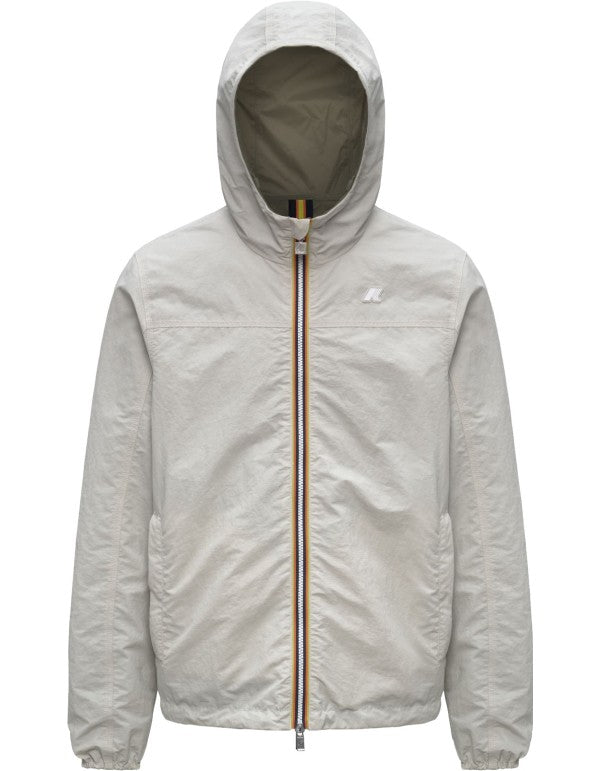 Jacket Jake Cotton Double Beige Lt - Green Lichen