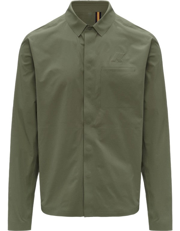 Sharrie Tech Green Lichen Overshirt