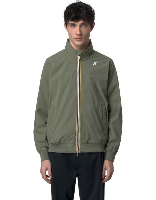 Amaury Stretch Nylon Jersey Green Lichen