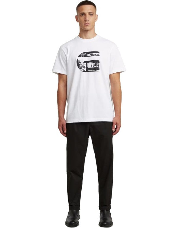 T-shirt G Icon Gr R T White