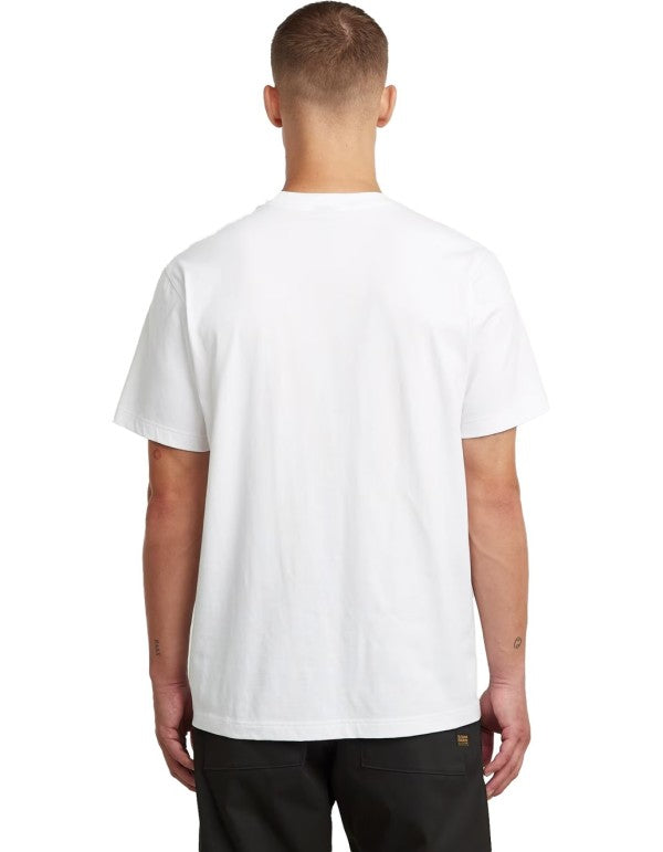 T-shirt G Icon Gr R T White