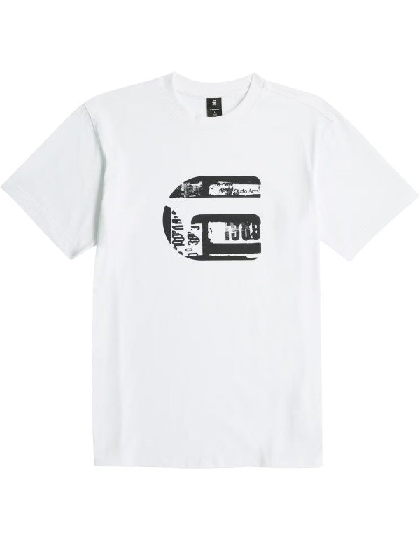 T-shirt G Icon Gr R T White