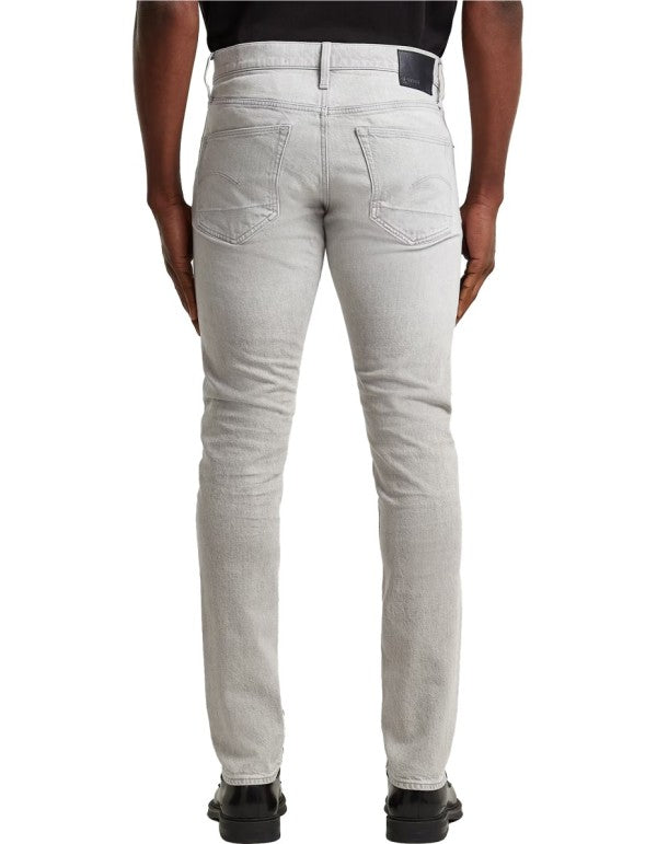 Jeans 3301 Slim Beached Faded Dolomite Grey
