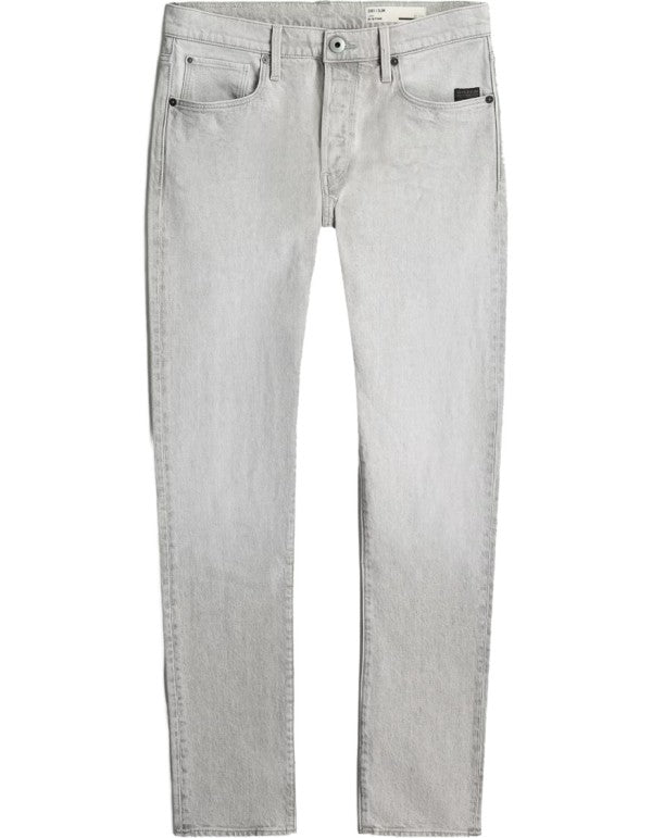 Jeans 3301 Slim Beached Faded Dolomite Grey