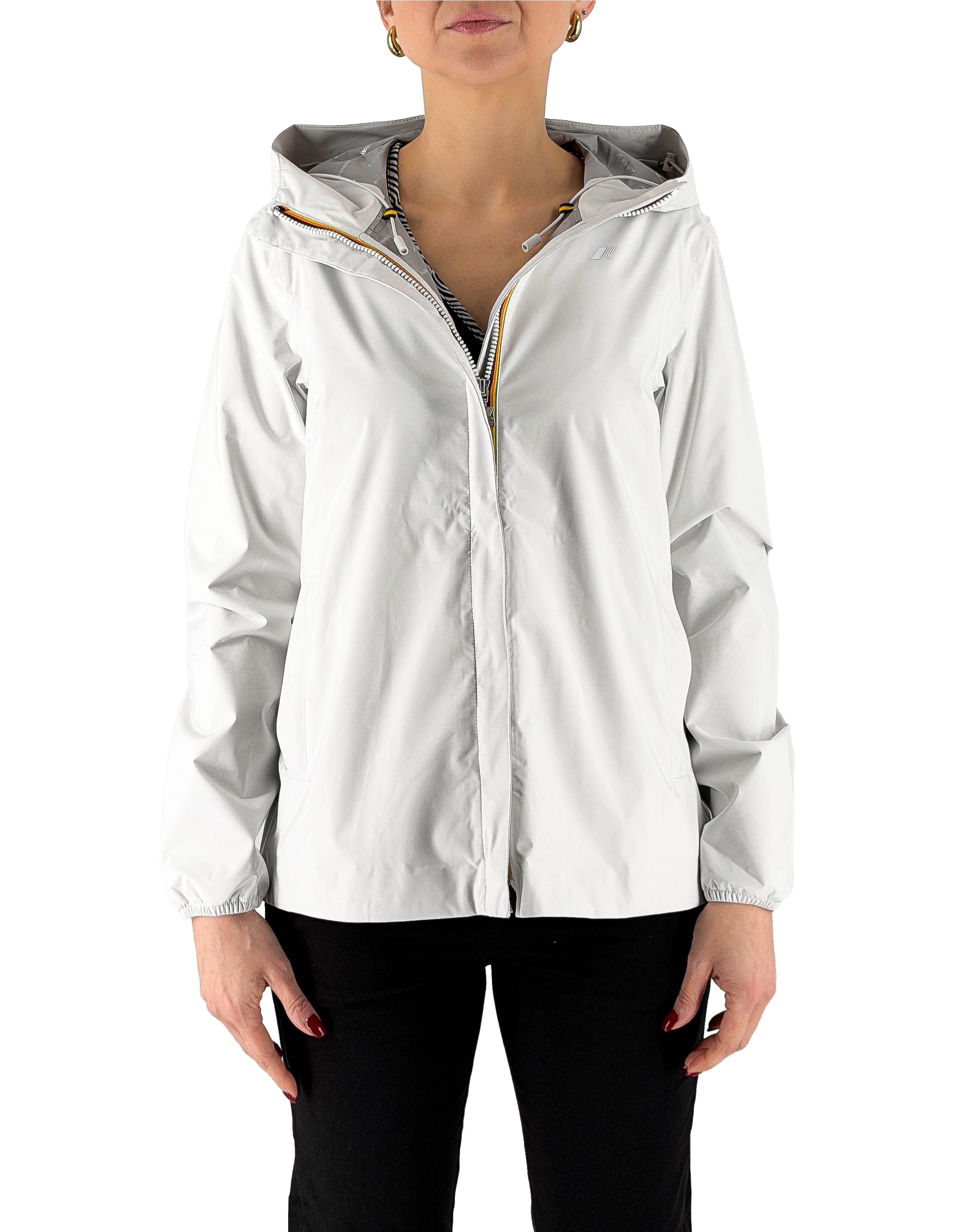 Giacca Marguerite Stretch Dot White