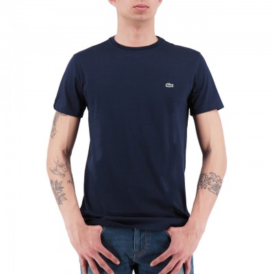 Lacoste | T-Shirt Girocollo In Jersey Blu | LAC_TH6709 00_166