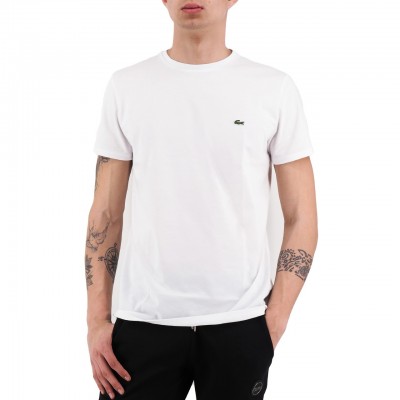 Lacoste | T-Shirt Girocollo In Jersey Bianco | LAC_TH6709 00_001