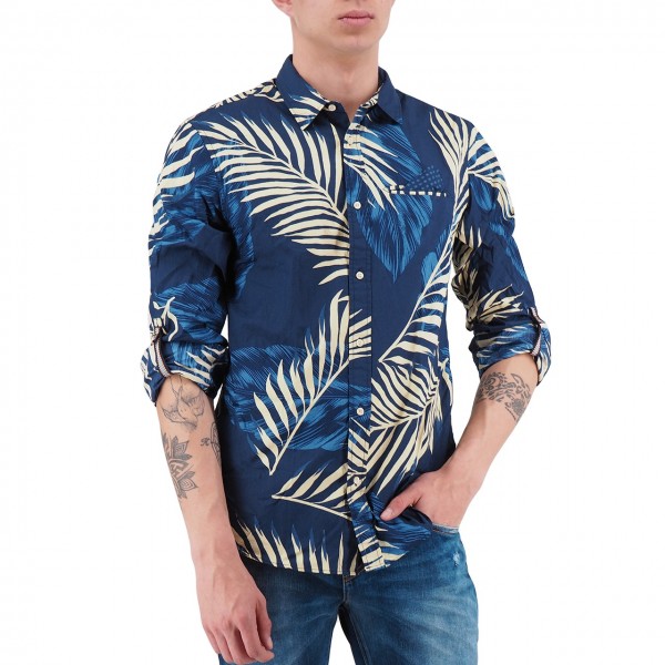 Scotch & Soda | Shirt With Sleeve Collectors Blu | S&S_148842_0220