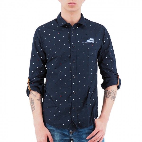 Scotch & Soda | Shirt With Sleeve Collectors Blu | S&S_148842_0218