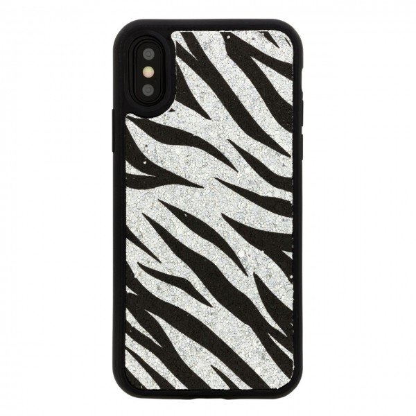Benjamins | Cover Animalier Zebra Per iPhone XS X Nero | BEN_BJXS-ANIZEBRA