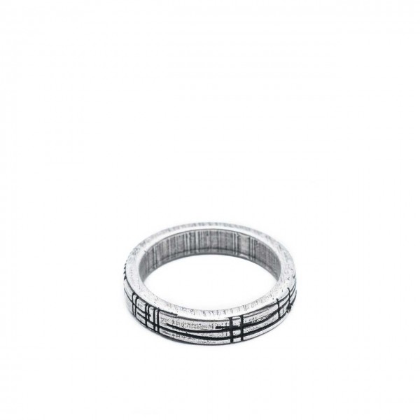 Double U Frenk | Shapes Circle Silver Ring Argento | DUF_SHAPES CIRCLE