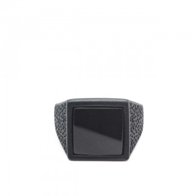 Double U Frenk | Square Roof Total Black Ring Nero | DUF_SQUARE ROOF TB