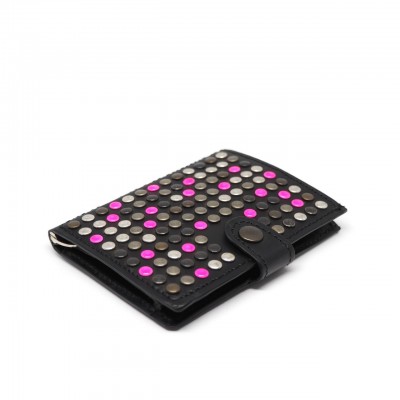 Kjore Project | Black + Pink iClutch Studded + Coins Nero | KPJ_ICLUTCHSTUDCOINS NERO ROSA