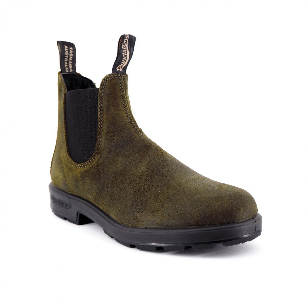 Blundstone | 1615 El Side Boot Suede, Green | BST_BCCAL0418 1615 888