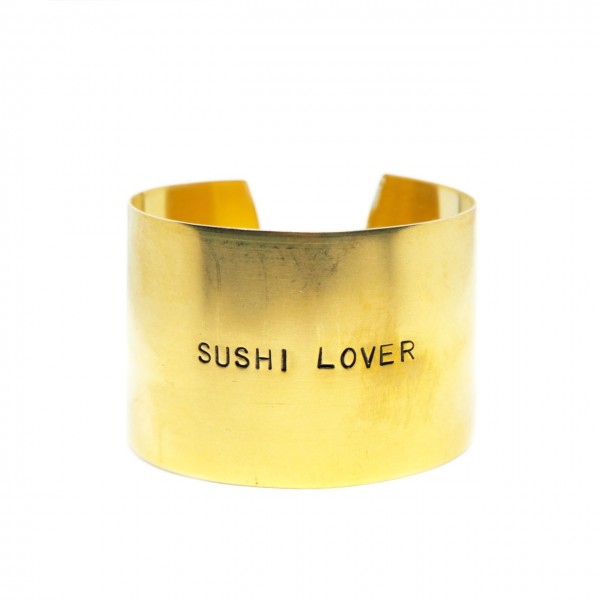Gian Paolo Fantoni | Bracelet Headband 4.2 cm Sushi Lover, Gold | FNT_BRA42SUSHI