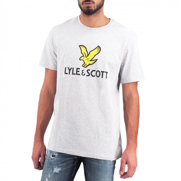 Lyle & Scott | Logo T-Shirt Grigio | LS_TS1020V_D24