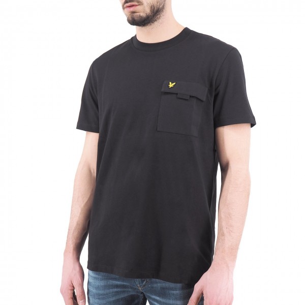 Lyle & Scott | Chest Pocket T-shirt, Nero | LYS_TS1236V Z865