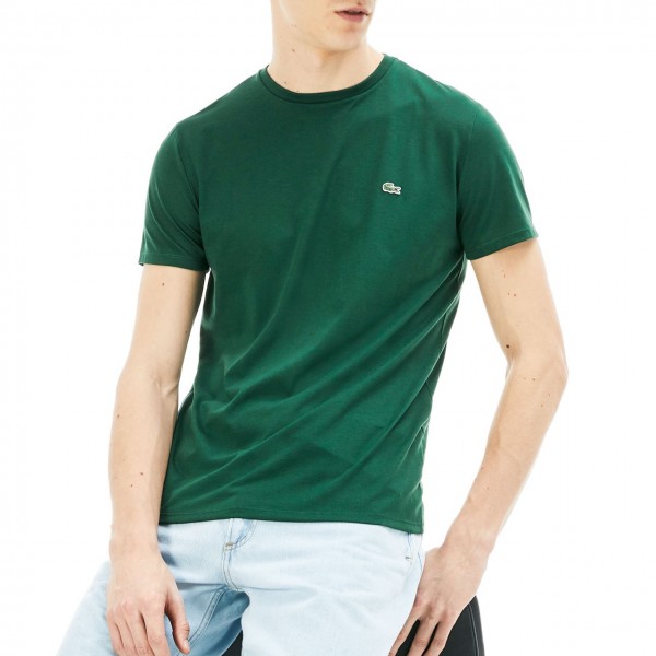 Lacoste | T-Shirt Girocollo In Jersey, Verde | LAC_TH6709 00 132