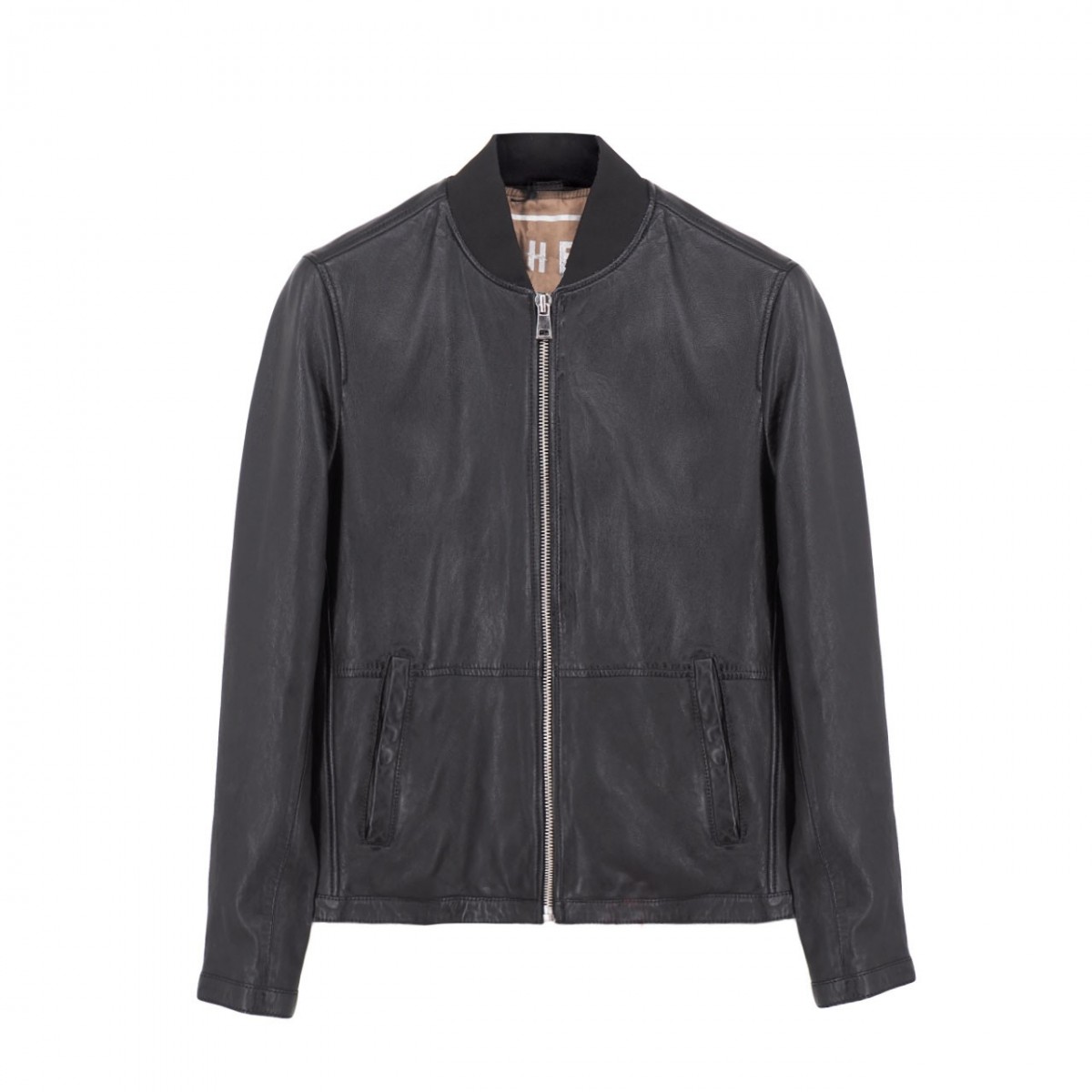 Montereggi | Biker Leather Jacket, Black | MTR_TT8400. 109 1