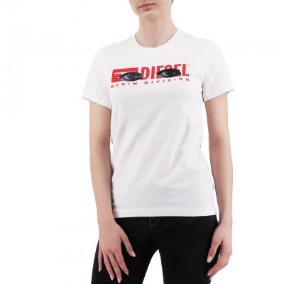 Diesel | T-Sily-Yd T-shirt, Bianco | DSL_00SBGN 0HERA 100