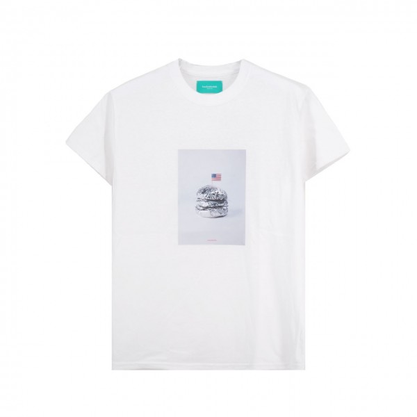Backsideclub | T-Shirt Silver, White | BSC_TH 118 SILVER WHT