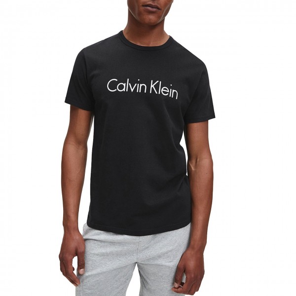 Calvin Klein | T-shirt Lounge Con Logo, Nero | CKL_0000NM1129E001