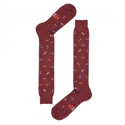 Red Sox | Long Socks Print Icon, Red | RSX_62430G V4258