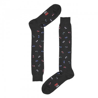 Red Sox | Icon Print Long Socks, Black | RSX_62430G V0573