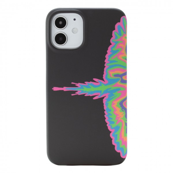 Psychedelic iPhone 12 Mini Cover, Black