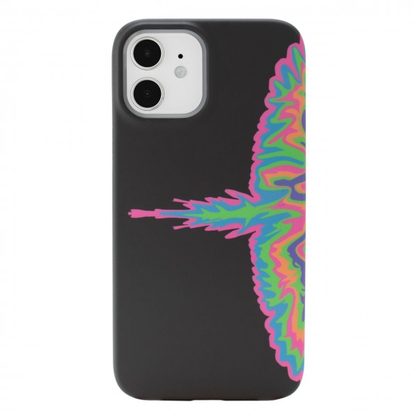 Psychedelic iPhone 12 Cover, Black